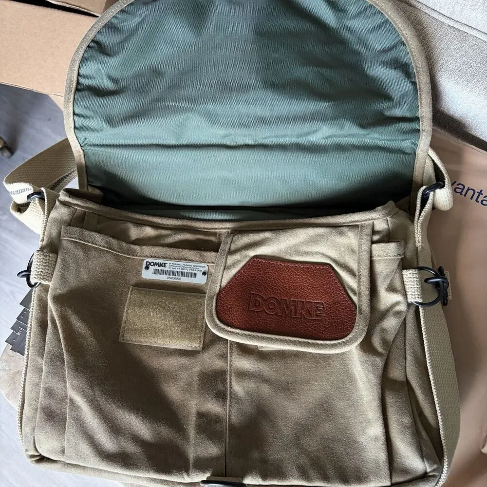 FUJIFILM X Series Domke F-803 Waxwear Satchel Camera Bag Sand